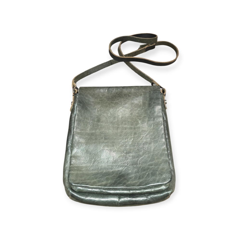 Elk AU Rustic Leather Messenger Bag - Picture 2 of 6